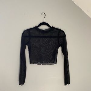 Mesh crop top
